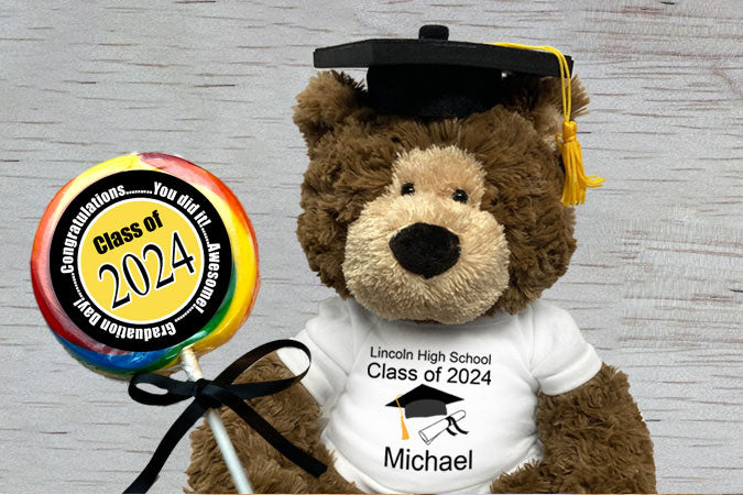 Personalized Graduation Teddy Bears and Stuffed Animals for Class of 2024