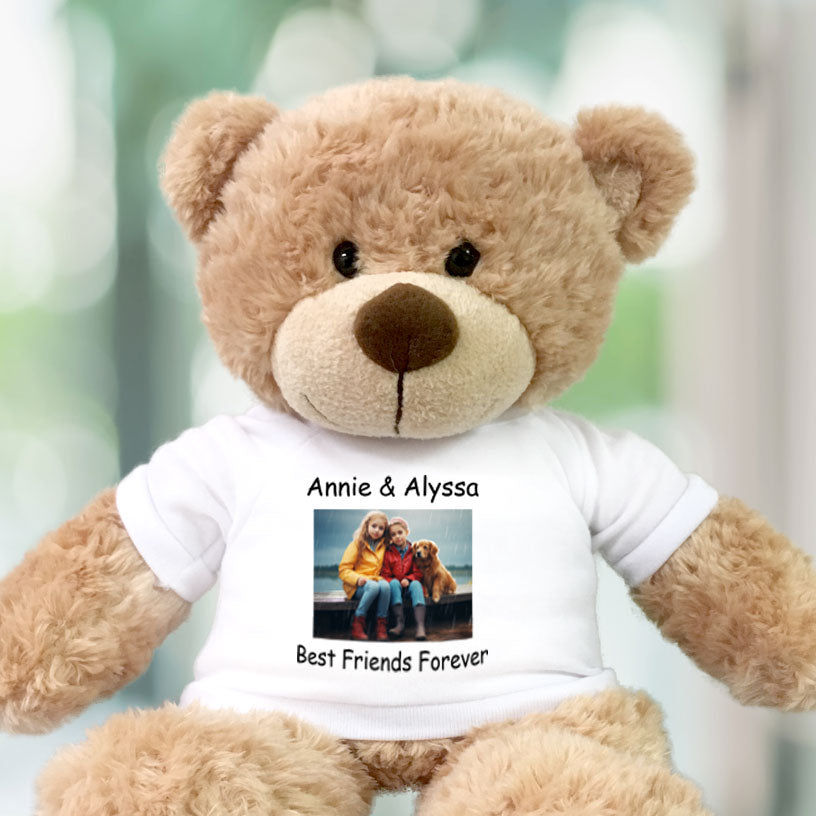 Personalized Teddy Bears and Stuffed Animals with your Photo and/or Text
