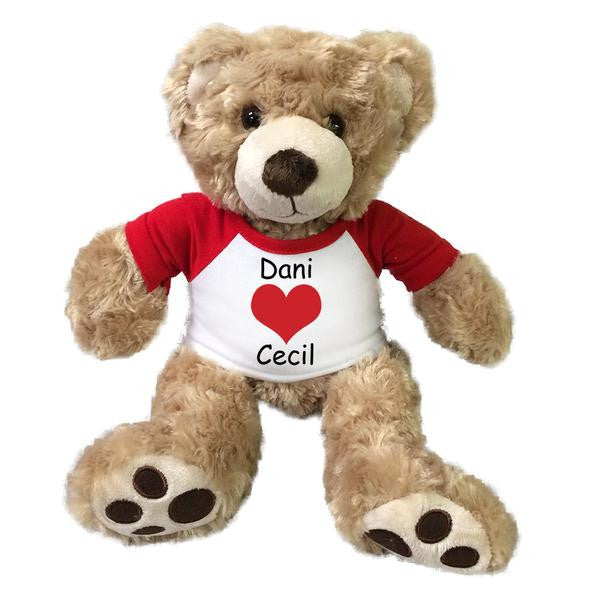 Personalized valentine teddy best sale bear