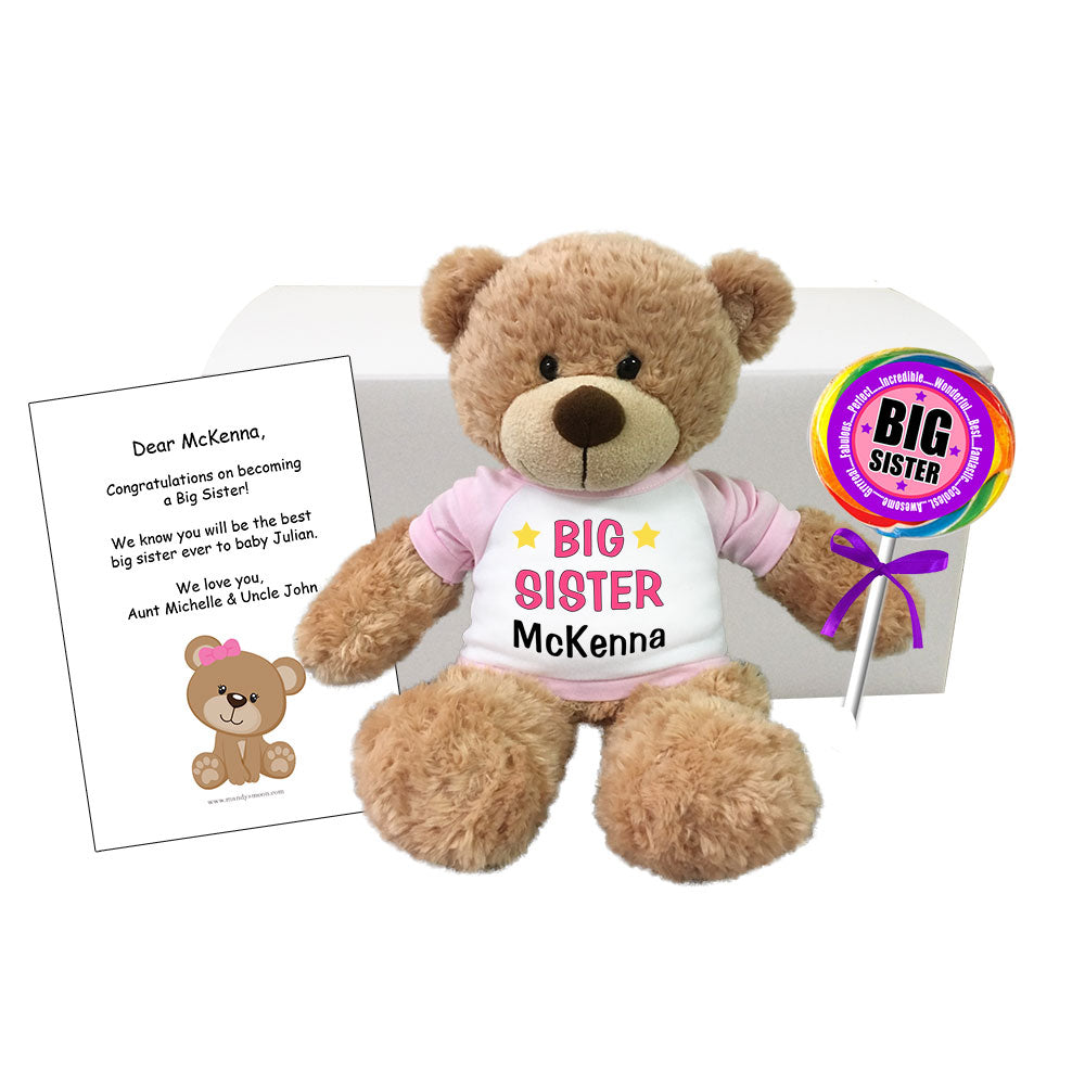 Big sister teddy bear gift hot sale