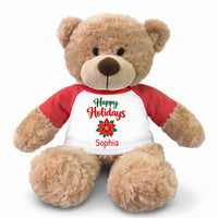 Personalized Christmas Teddy Bear - 13 Inch Bonny Bear