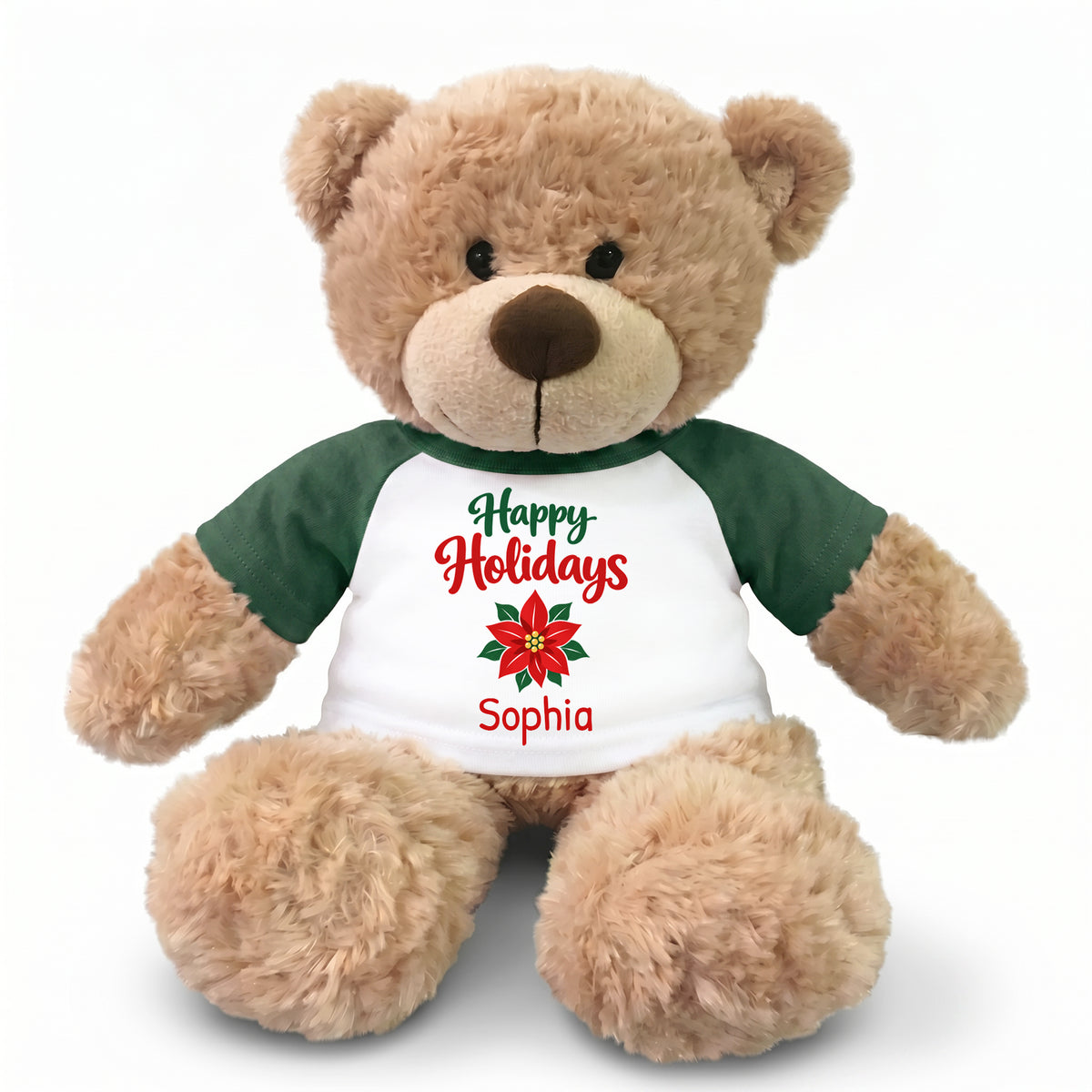 Personalized Christmas Teddy Bear - 13 Inch Bonny Bear