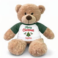 Personalized Christmas Teddy Bear - 13 Inch Bonny Bear