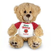 Personalized Christmas Teddy Bear - 15 Inch Honey Bear
