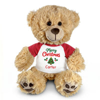 Personalized Christmas Teddy Bear - 15 Inch Honey Bear