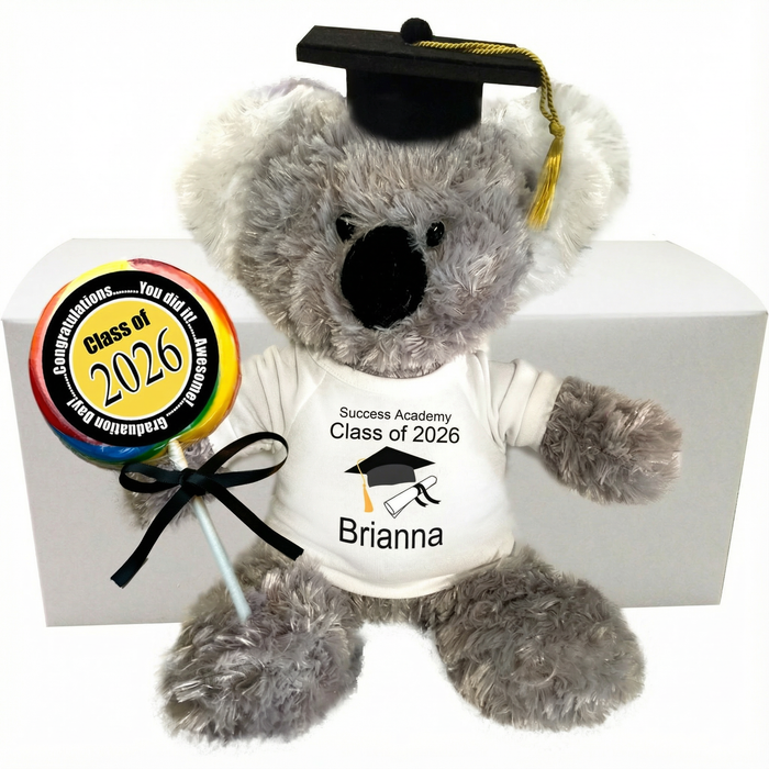Personalized Graduation Class of 2026 Koala Gift Set - 12"  Koala