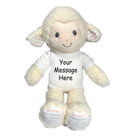 Personalized Stuffed Sheep / Lamb - 12 Inch LoveLee Lamb, Ebba Baby Plush