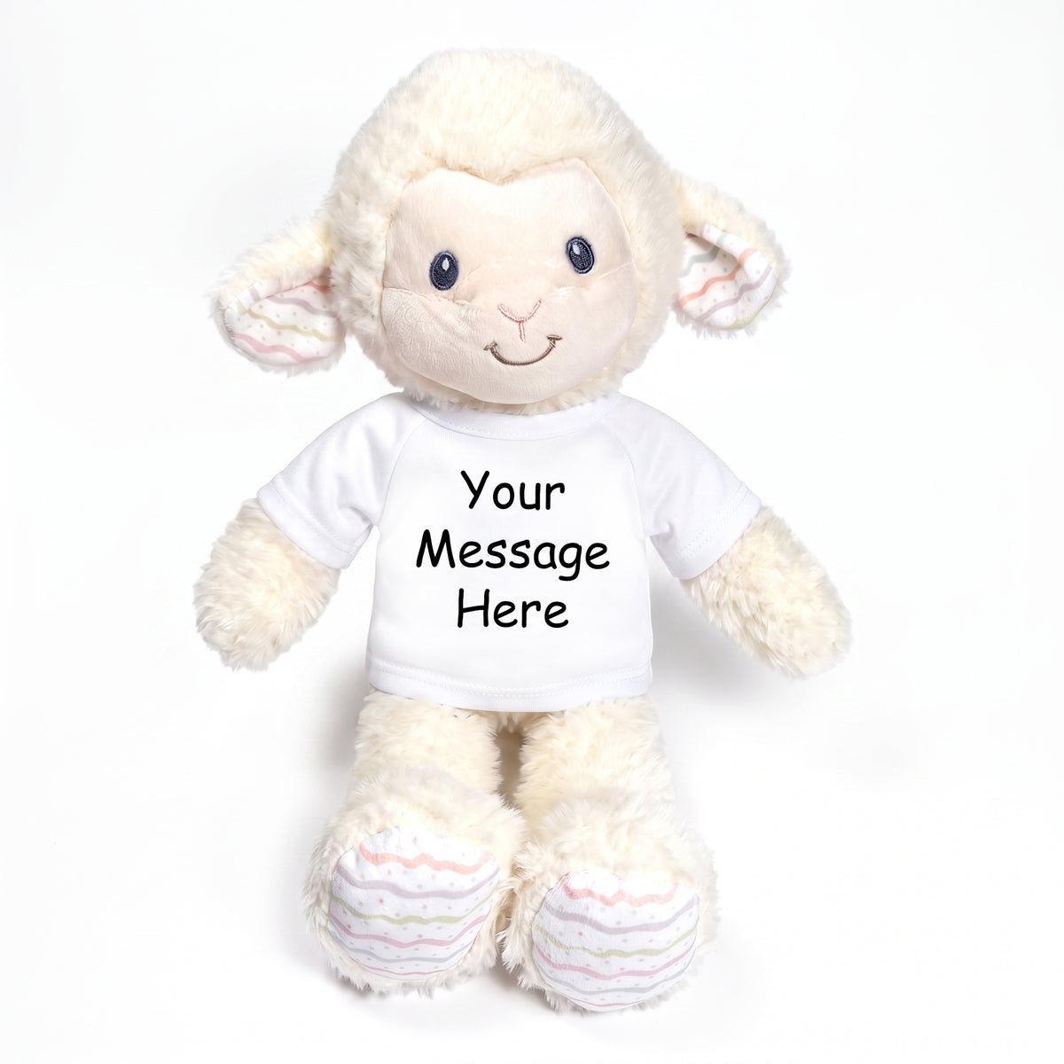 Personalized Stuffed Sheep / Lamb - 12 Inch LoveLee Lamb, Ebba Baby Plush