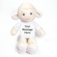 Personalized Stuffed Sheep / Lamb - 12 Inch LoveLee Lamb, Ebba Baby Plush