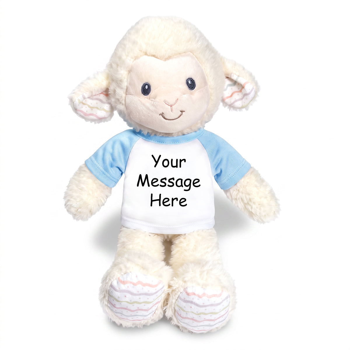 Personalized Stuffed Sheep / Lamb - 12 Inch LoveLee Lamb, Ebba Baby Plush