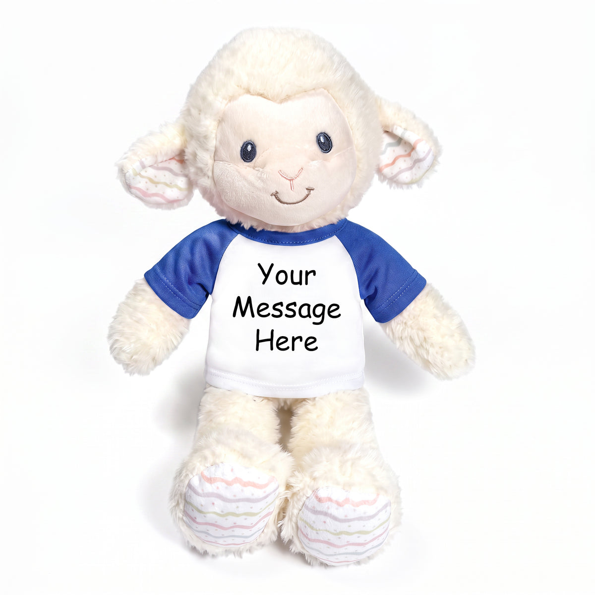 Personalized Stuffed Sheep / Lamb - 12 Inch LoveLee Lamb, Ebba Baby Plush