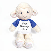 Personalized Stuffed Sheep / Lamb - 12 Inch LoveLee Lamb, Ebba Baby Plush