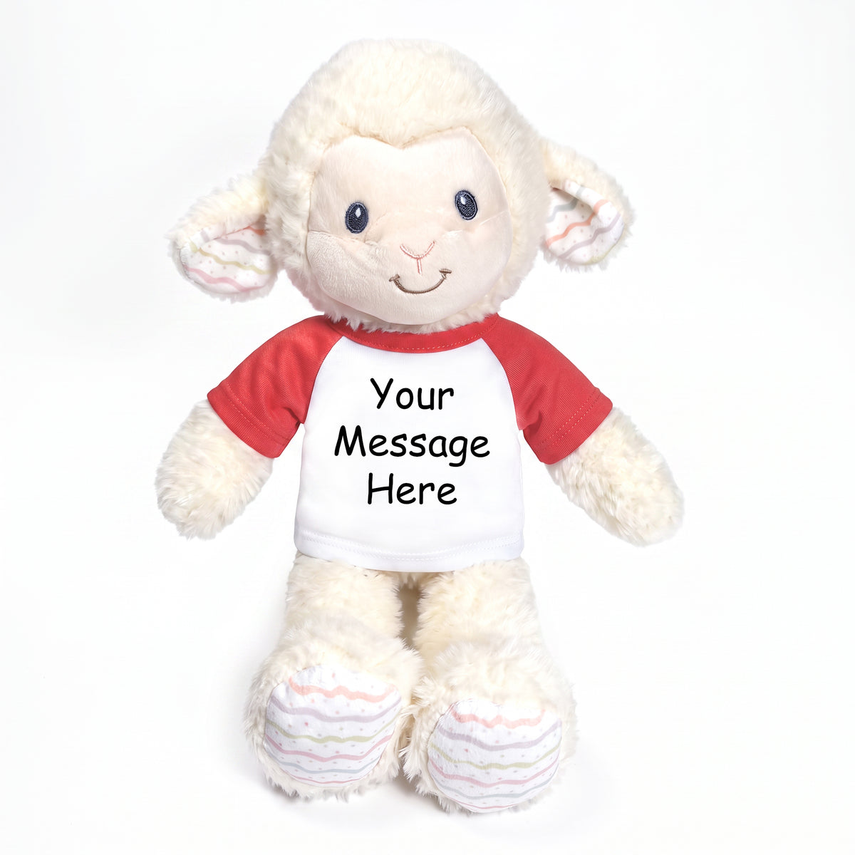 Personalized Stuffed Sheep / Lamb - 12 Inch LoveLee Lamb, Ebba Baby Plush