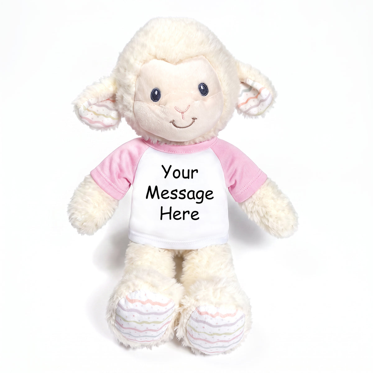 Personalized Stuffed Sheep / Lamb - 12 Inch LoveLee Lamb, Ebba Baby Plush