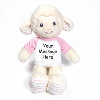 Personalized Stuffed Sheep / Lamb - 12 Inch LoveLee Lamb, Ebba Baby Plush
