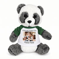 Personalized Stuffed Panda - 11 inch Plush  Ping Panda Bear with Photo and/or Text