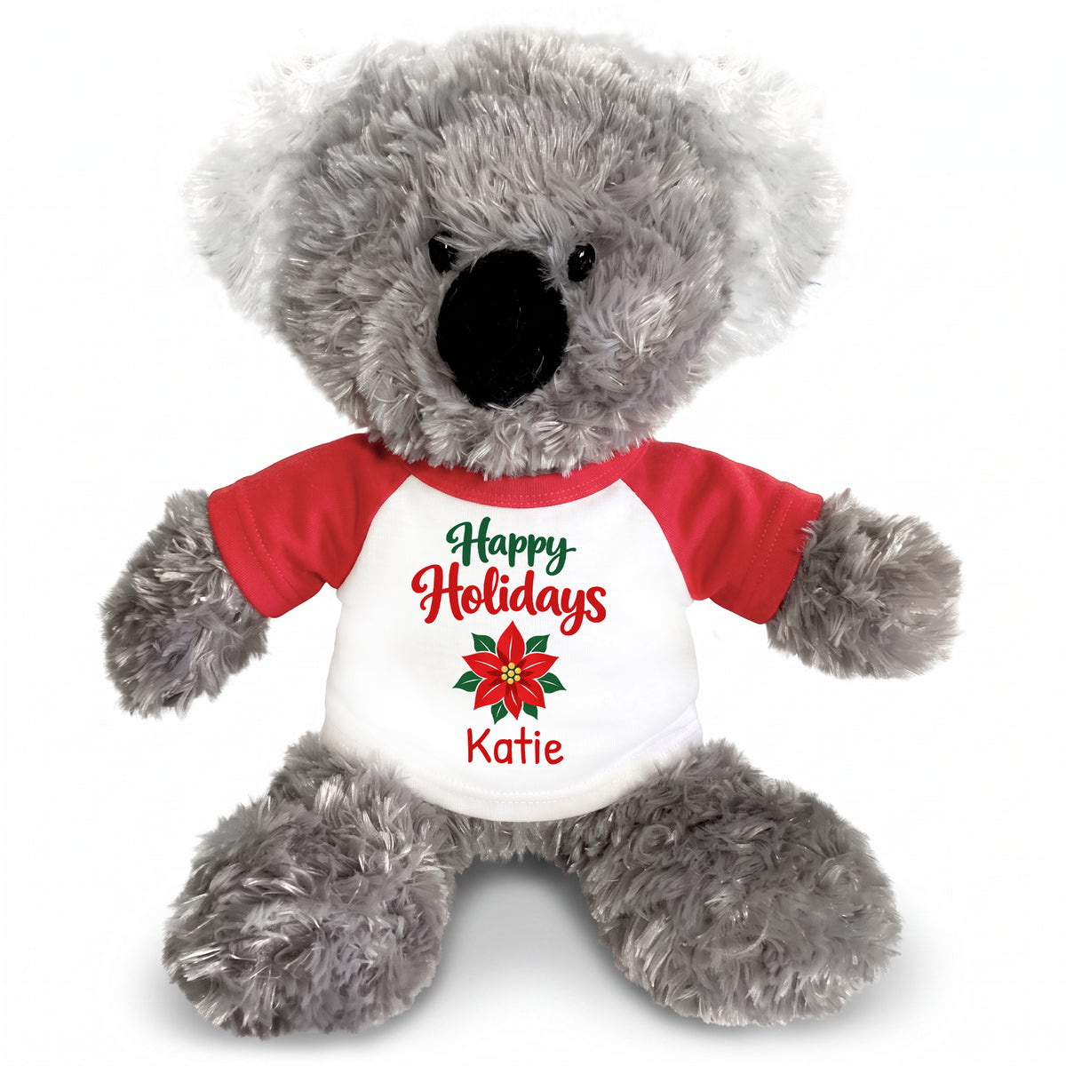 Personalized Christmas Stuffed Koala - 12 Inch Plush Tubbie Wubbies Koala