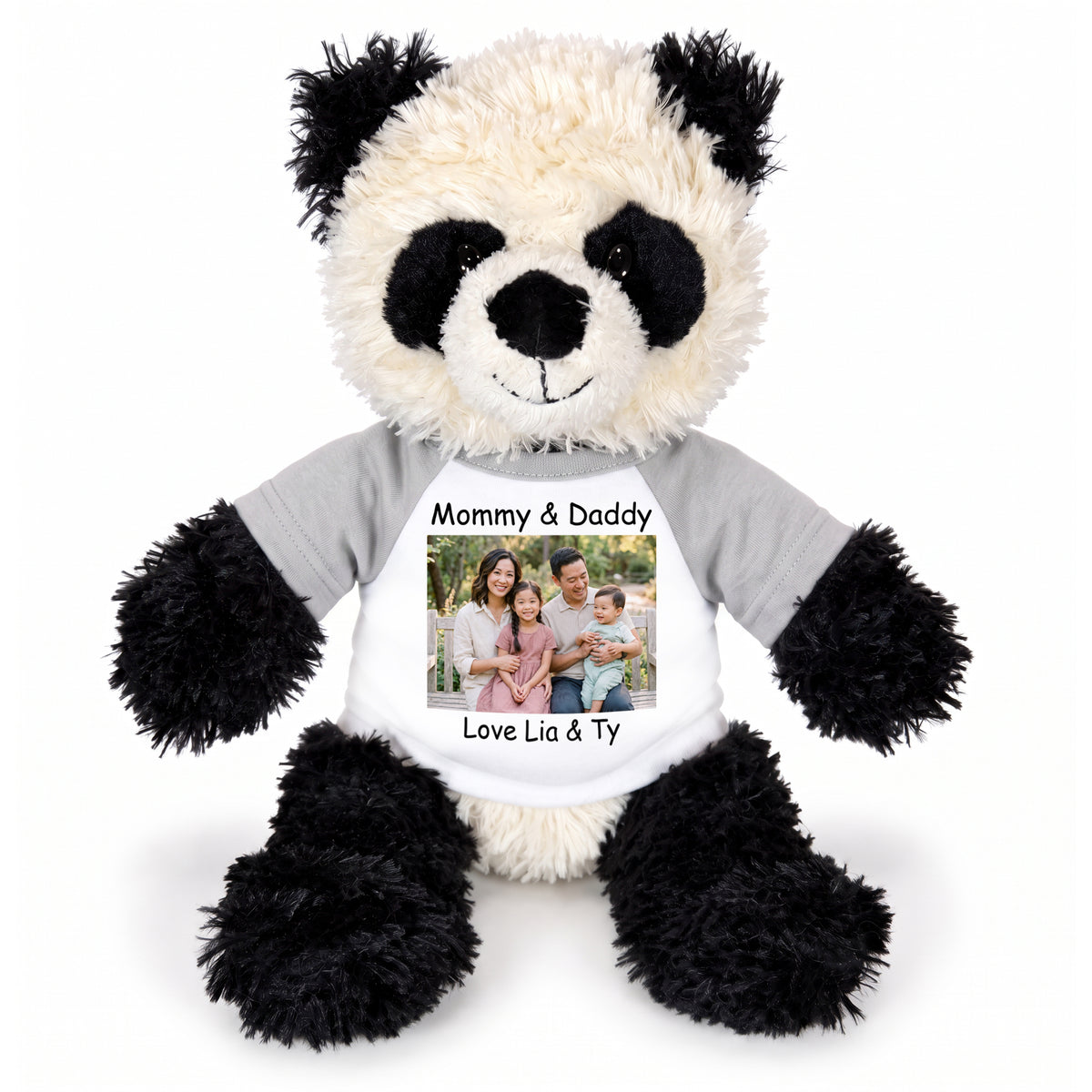Personalized Stuffed Panda - 12 inch Aurora Plush Tubbie Wubbie Panda - , 