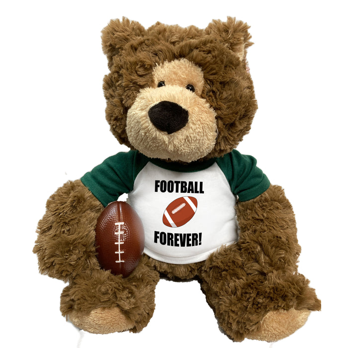 Football Teddy Bear - Personalized 14" Bear Hugs