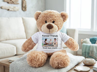 Personalized Teddy Bear - 13 Inch Bonny Bear with your custom Photo and/or Text
