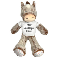 Personalized Stuffed Horse - 12" Promise Pony, Ebba Baby Plush Collection