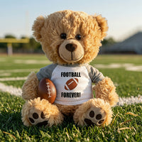 Football Teddy Bear - Personalized 14" Honey  Bear