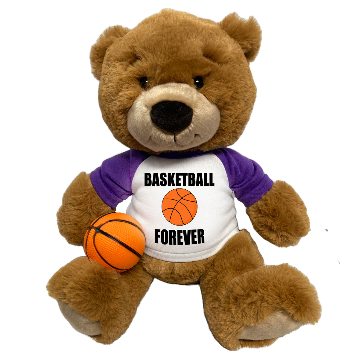 Basketball Teddy Bear - Personalized 14" Ginger Bear