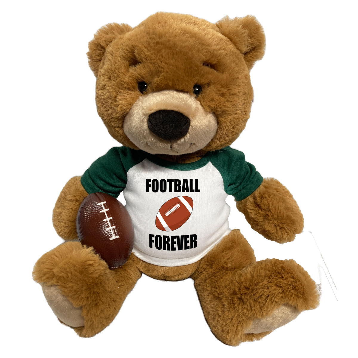 Football Teddy Bear - Personalized 14" Ginger Bear