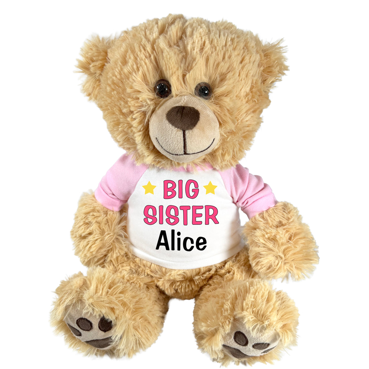 Personalized Big Sister Teddy Bear - 14" Honey Bear