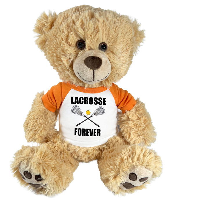 Lacrosse Teddy Bear - Personalized 14" Honey Bear
