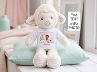 Personalized Stuffed Sheep / Lamb - 12 Inch LoveLee Lamb, Ebba Baby Plush
