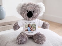 Personalized Stuffed Koala - 12 inch Tubbie Wubbie Koala with your custom Photo and/or Text