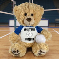 Volleyball Teddy Bear - Personalized 14" Honey  Bear