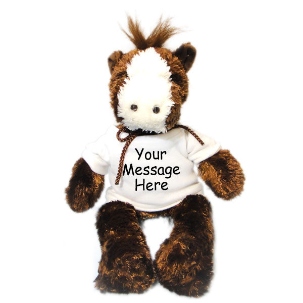 Personalized Stuffed Horse - 12 inch