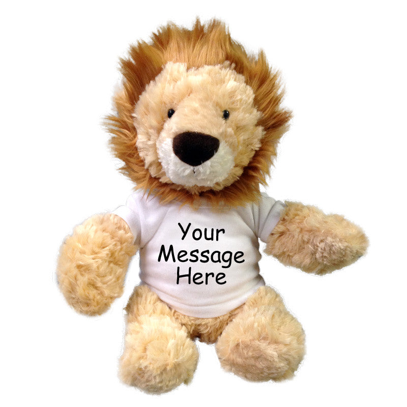 Personalized Stuffed Lion - Aurora Plush Tubbie Wubbie, 12"