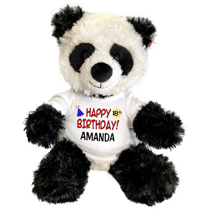 Personalized Birthday Panda - 12 Inch Tubbie Wubbie Panda