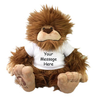 Personalized Stuffed Bigfoot - 16 inches, Aurora Plush