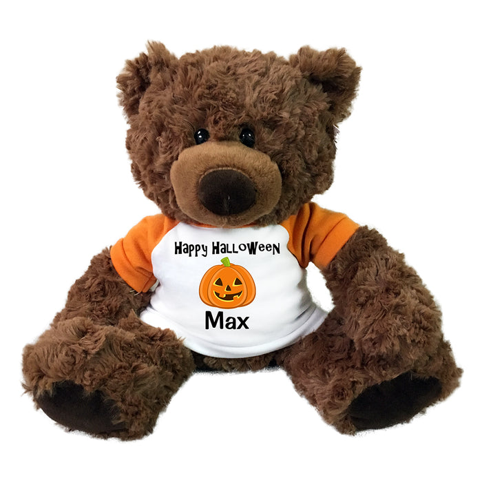 Personalized Halloween Teddy Bear - 13" Coco Bear