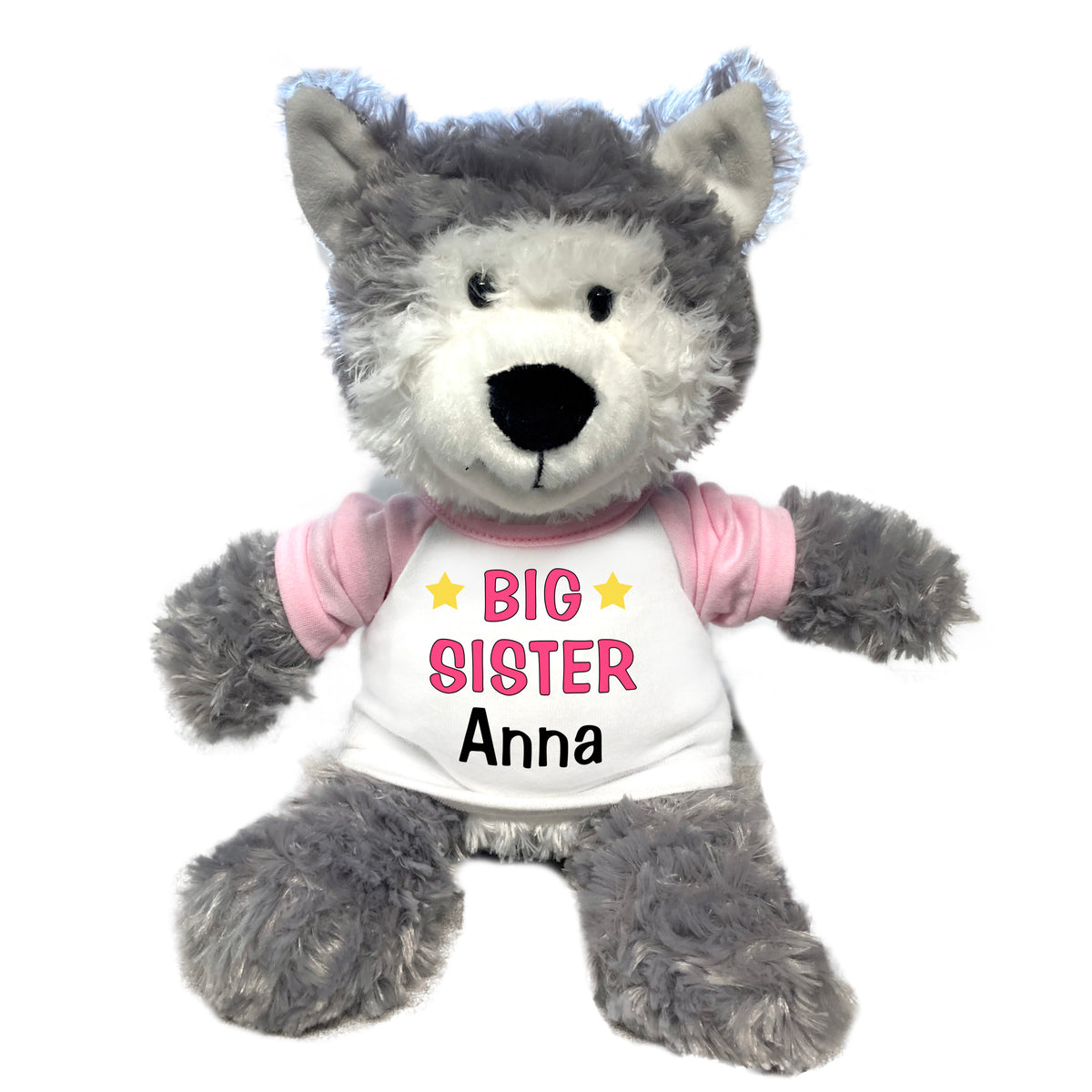 Big Sister Wolf / Husky Dog - Personalized 12 Inch Plush