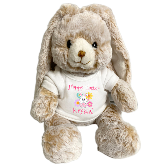 Personalized Easter Bunny - Small 11" Tan Mopsy Bunny Rabbit
