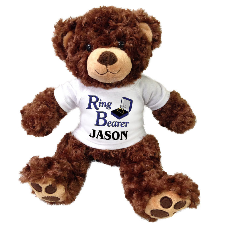 Personalized Ring Bearer Teddy Bear