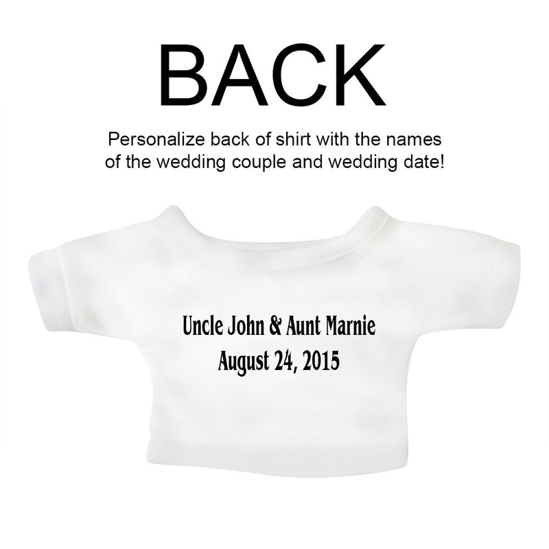 Example of back text on brown vera ring bearer bear