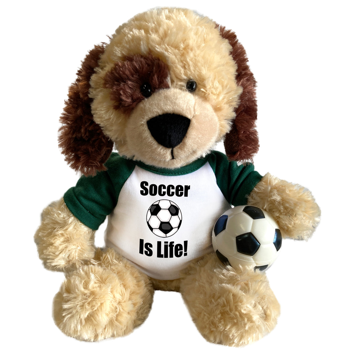 Soccer Spotty Dog - 12" Personalized Plush